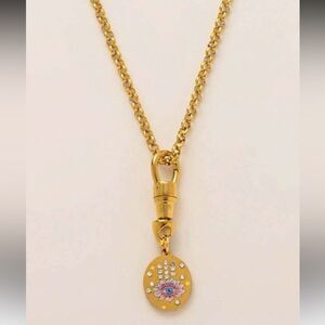 Gold Evil Eye Pendant Necklace N953